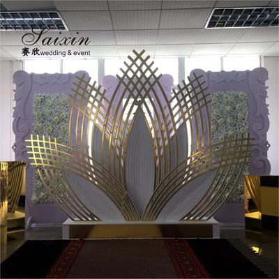 Latest Golden wedding Backdrop  For Wedding Decoration Party
