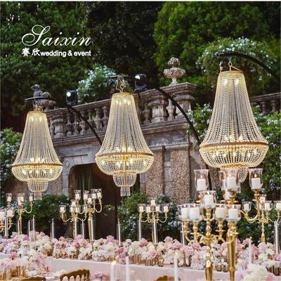Vendas Quentes Casamento Arco de Meio Círculo Luz Candelabro de Casamento Estand para acessórios de casamento Decoração do evento