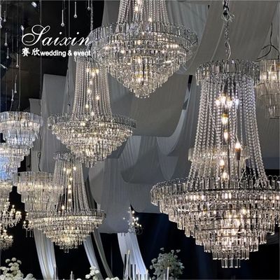 SX-CH237 Venda Quente Lustres de Cristal Baratos K9 Para acessórios de casamento Decoração do evento