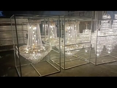 Lustres de cristal K9 para adereços de casamento Decoração do evento