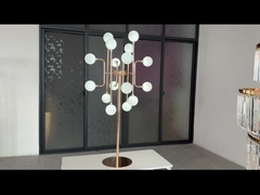 Saixin Custom Wedding LED Light Ball Lamp Decoração Metal Wedding Centerpiece Stand